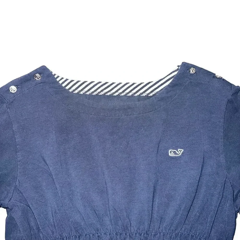 Vineyard vines Girls Large‎ Navy Long Sleeve Shirt